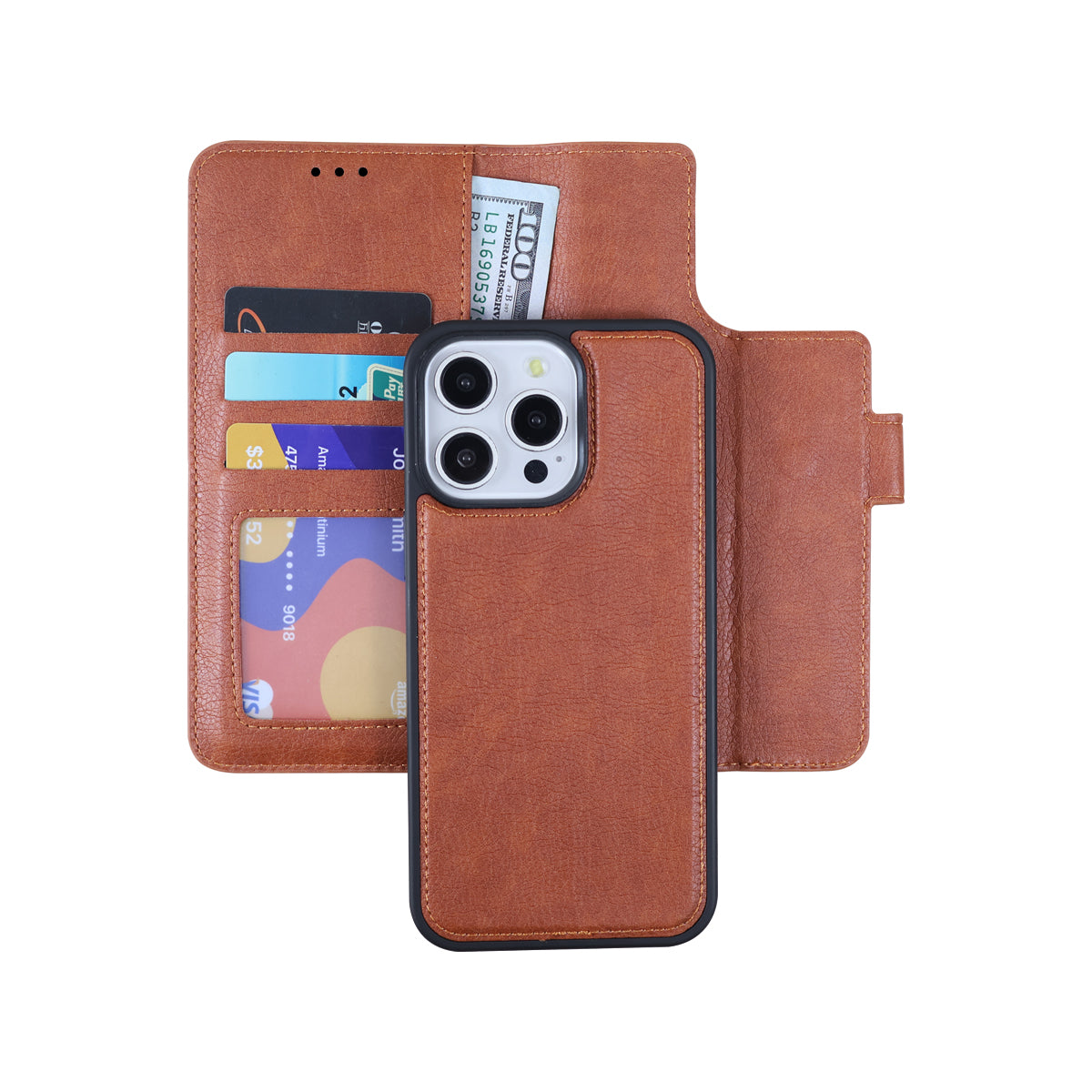 iPhone 14 Pro Wallet 2 in 1 Magnetic Case