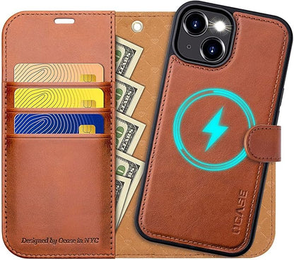 iPhone 15 Plus Wallet 2 in 1 Magnetic Case