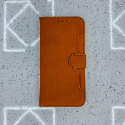 iPhone X / Xs Wallet Double Stiches Side Pocket Case