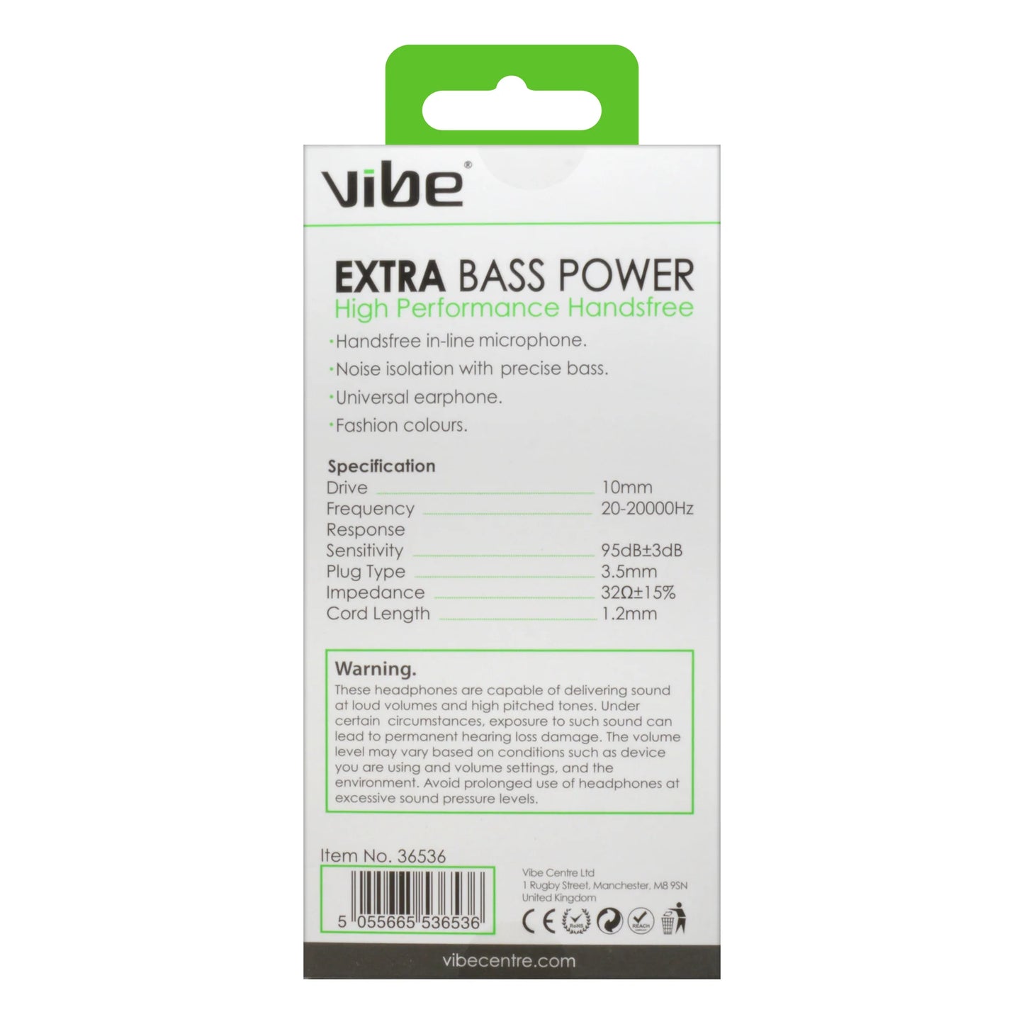 Extra Bass Power Handsfree - 3.5mm