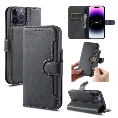 iPhone Xs Max Wallet Double Stiches Side Pocket Case