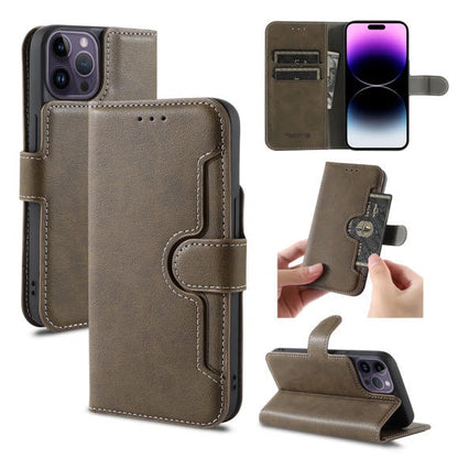 iPhone 13 Wallet Double Stiches Side Pocket Case